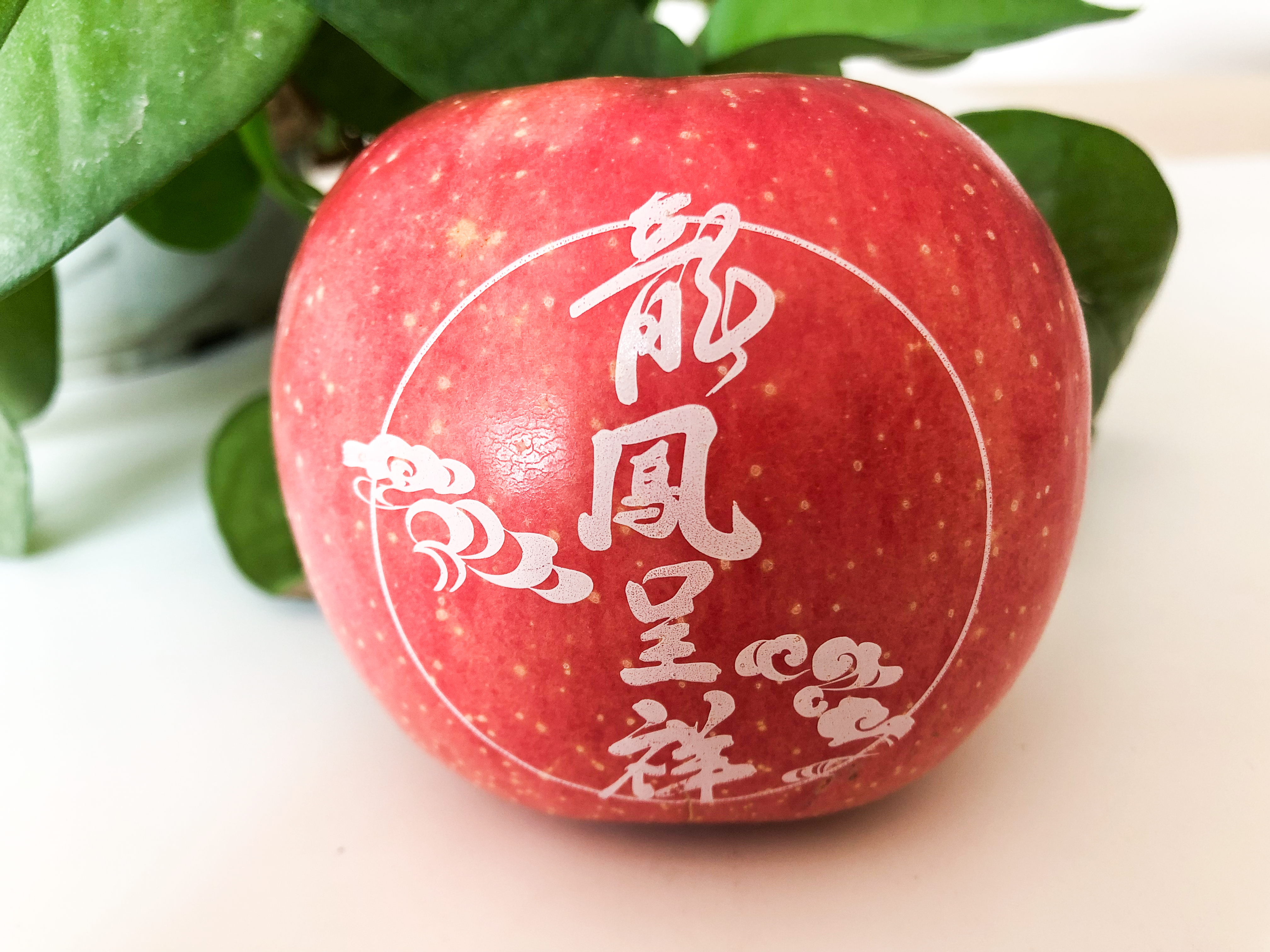 科亿华可食用墨水在苹果上的应用